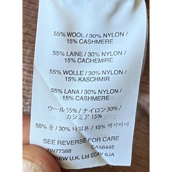 J. Crew Pink Cashmere Blend Pullover Cardigan Sweater Top Women's Size Large - Picture 5 of 10